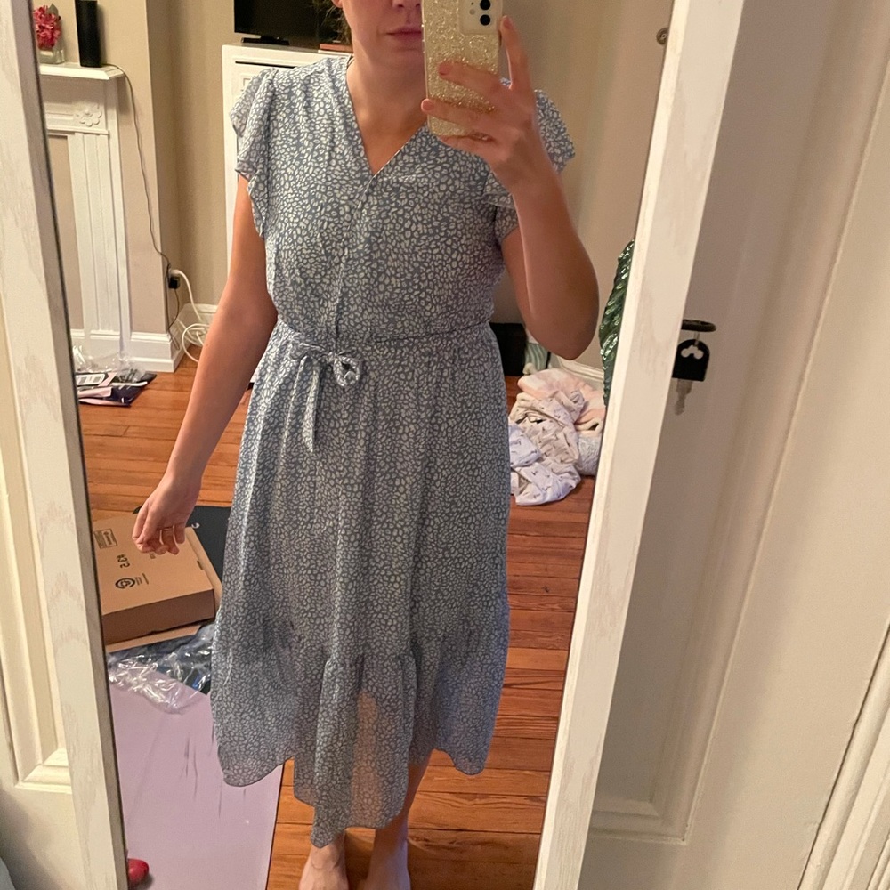 floral midi dress - Picture 6 of 7